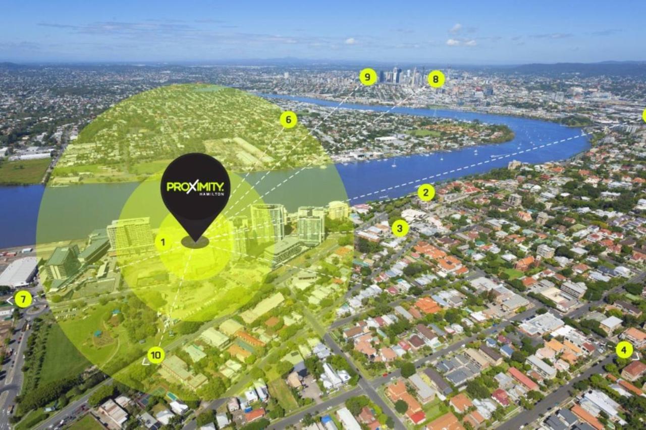 بريزبين Riverside Living In Portside Wharf Hamilton المظهر الخارجي الصورة